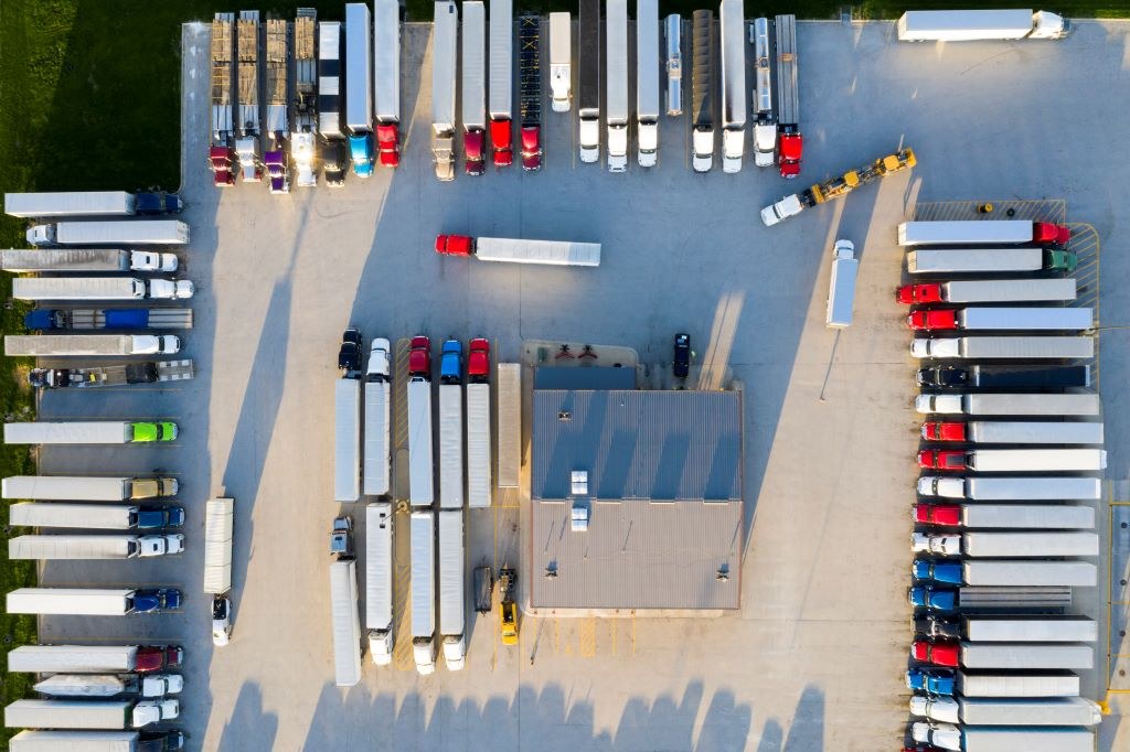 Commercial truck parking